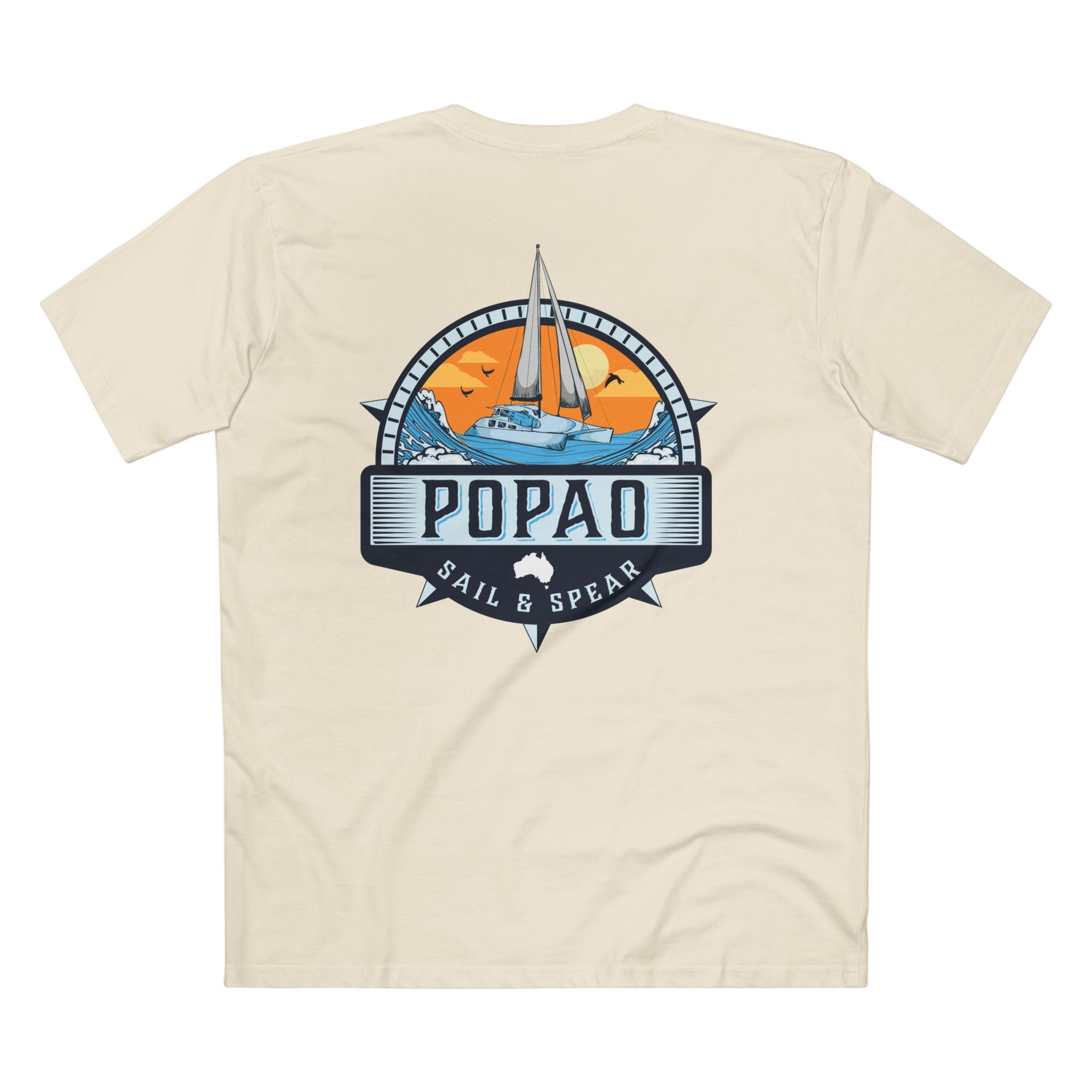 Popao Nautical Logo Staple Tee