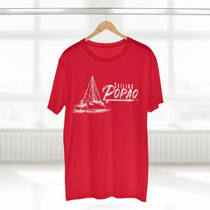 Sailing Popao (White Logo) Men's Staple Tee