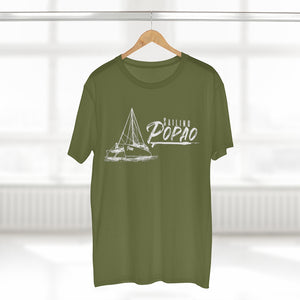 Sailing Popao (White Logo) Men's Staple Tee