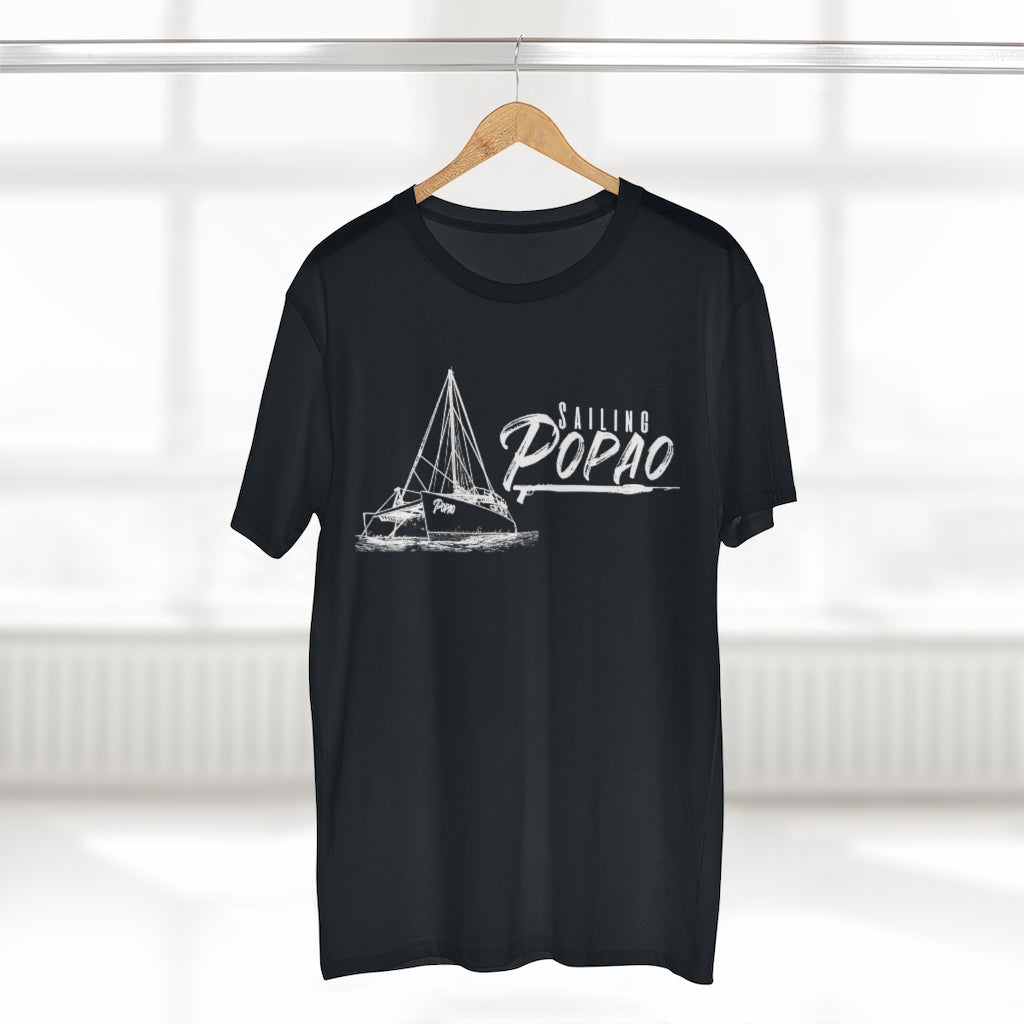 Sailing Popao (White Logo) Men's Staple Tee