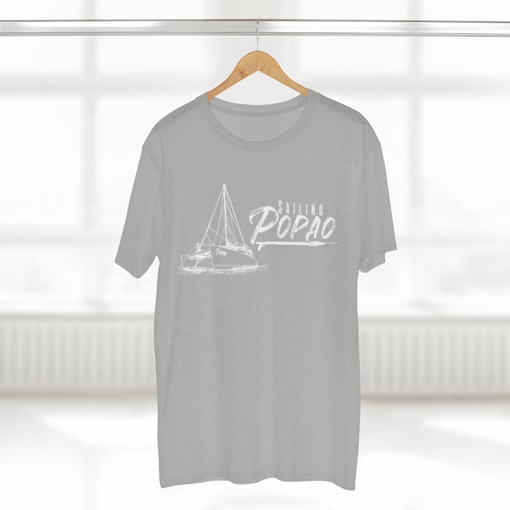 Sailing Popao (White Logo) Men's Staple Tee